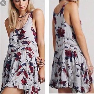 Free People XS Intimately Trapeze Dress Lace Voile